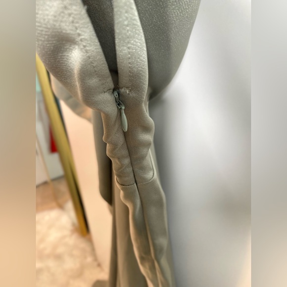 BHLDN Olive Green Wedding Dress - Picture 8 of 15